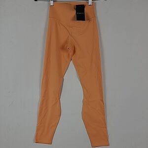 NEW FABLETICS PureLuxe High-waisted TLC Leggings Melon Sorbet Orange Size XS